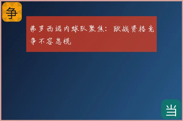 弗罗西诺内球队聚焦:欧战资格竞争不容忽视